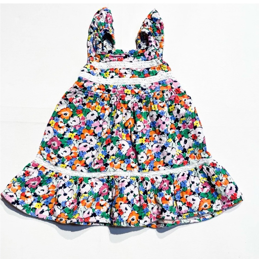 Gap All Over Print Floral Pleated Dress 2T
